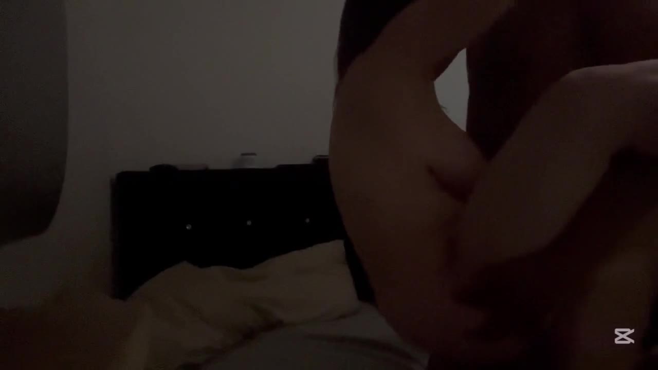 Horny MILF Bounces on Cock, Moans in Doggy Style, Squirts on Stepson’s Ass
