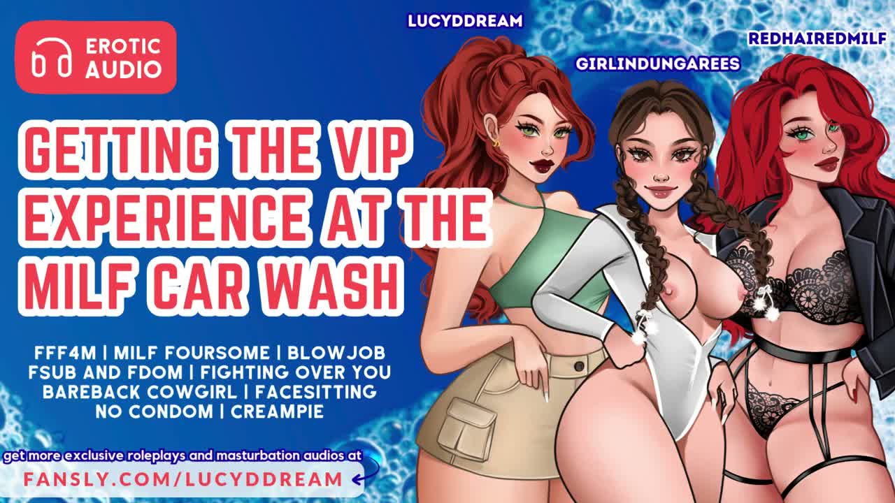 Milf Car Wash VIP Experience | Hot Erotic Audio for Men | FFF4M Fun!