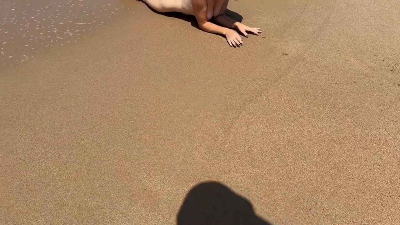 Naughty Milf’s First Time at a Nudist Beach